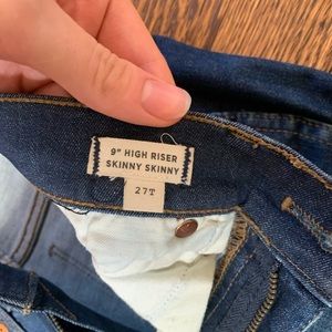 Madewell skinny jeans barely worn!